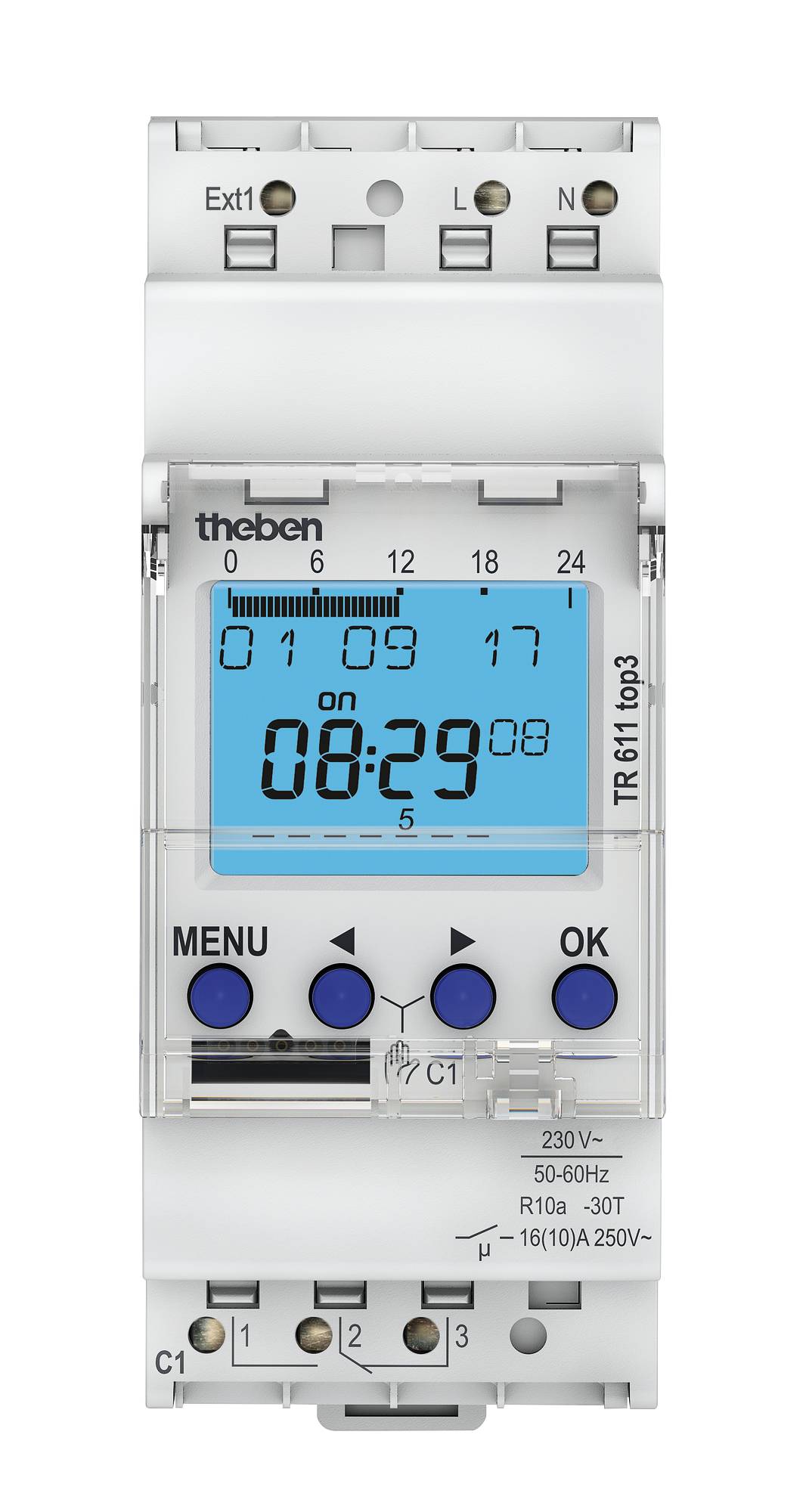 TR 611 top3 | Weekly program | DIN rail | Digital time switches | Time ...